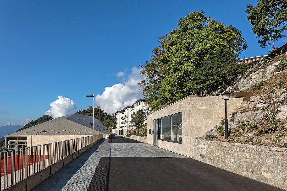 Diamond Domes Tennishallen, 2011- 2017, Rüssli Architekten, Luzern