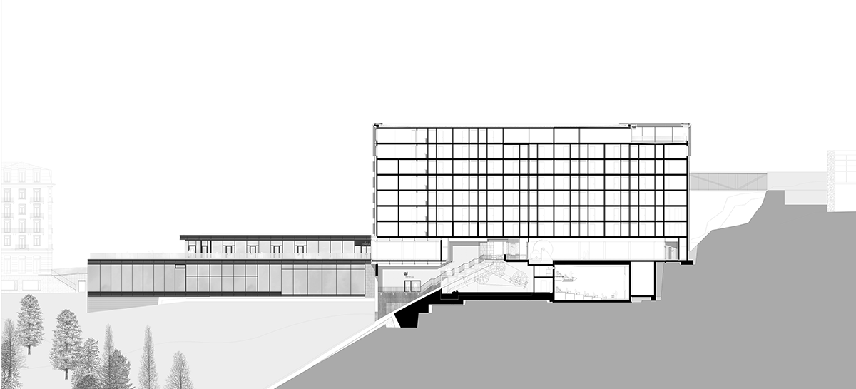 Bürgenstock Hotel, Schnitt