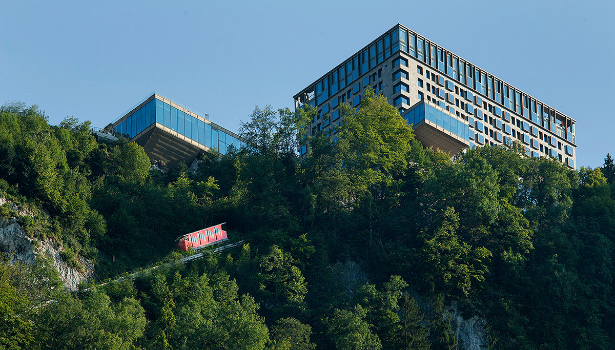 Bergstation Bürgenstockbahn, Standseilbahn