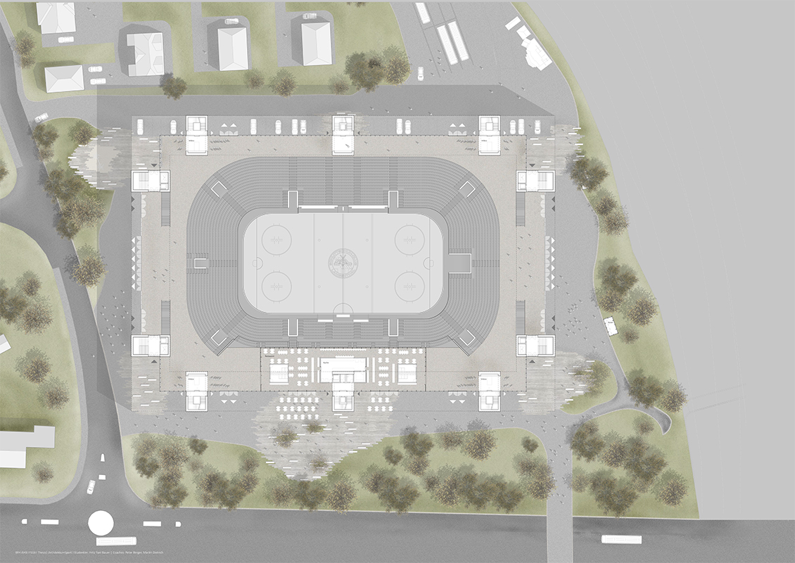 2. Preis: «ParcLab», Langenthal von Fritz Toni Bauer: Grundriss.