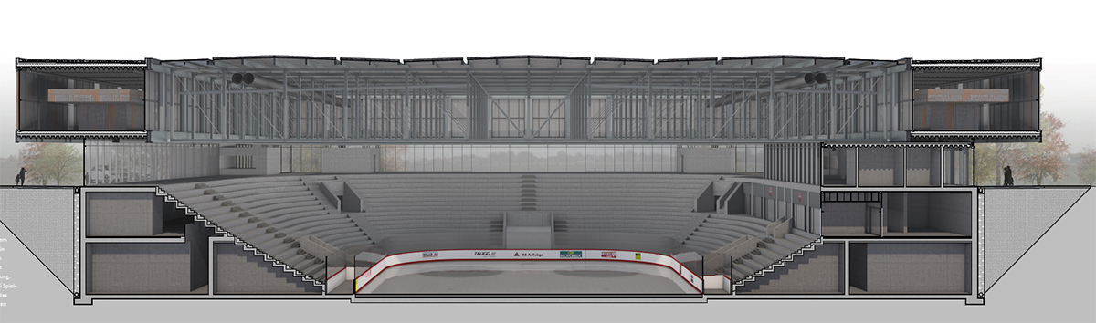 2. Preis: «ParcLab», Langenthal von Fritz Toni Bauer: Schnitt.