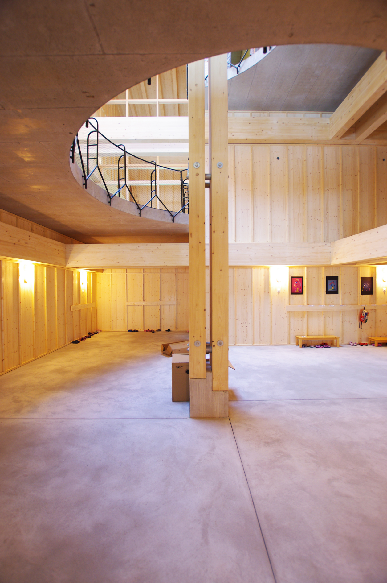 Vue depuis l'entrée