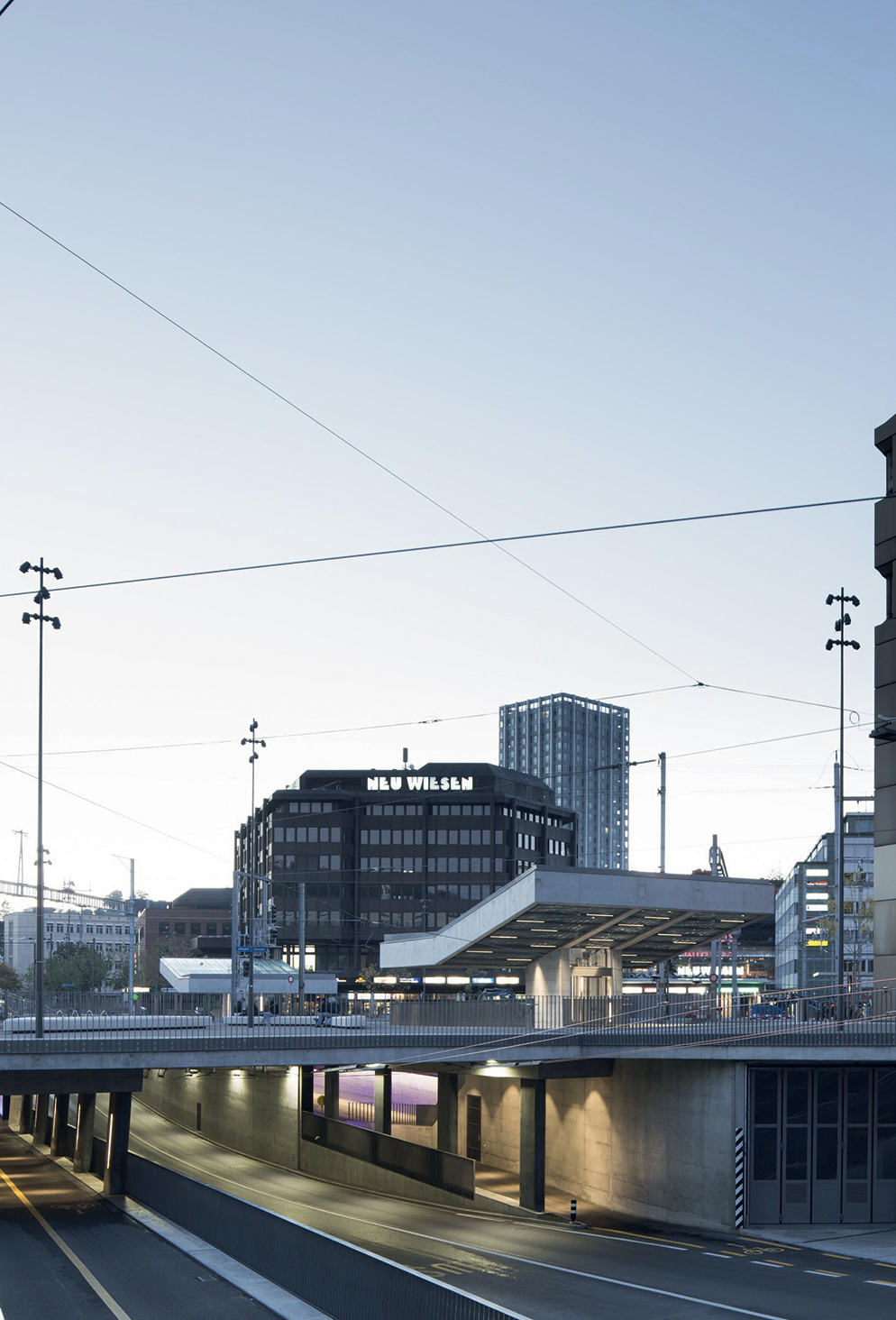 Attraversamento ferroviario del centro città, Winterthur (ZH).
