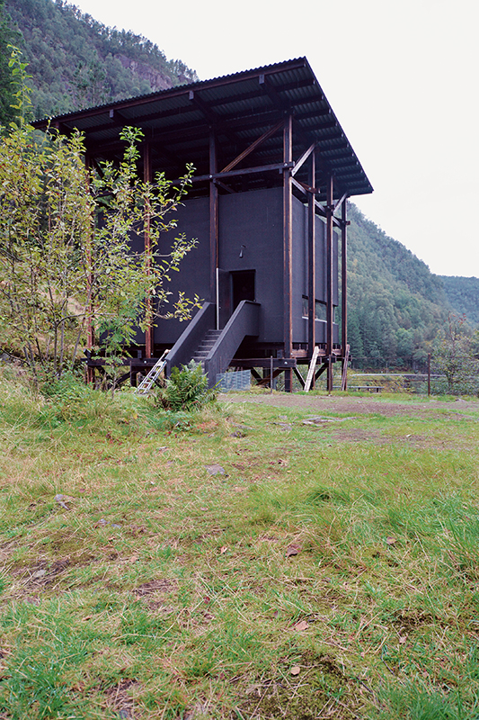 Eingangstreppe zum Café