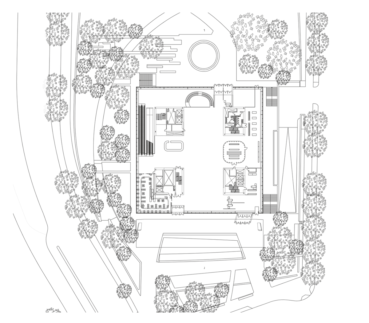 Erdgeschoss mit Umgebung