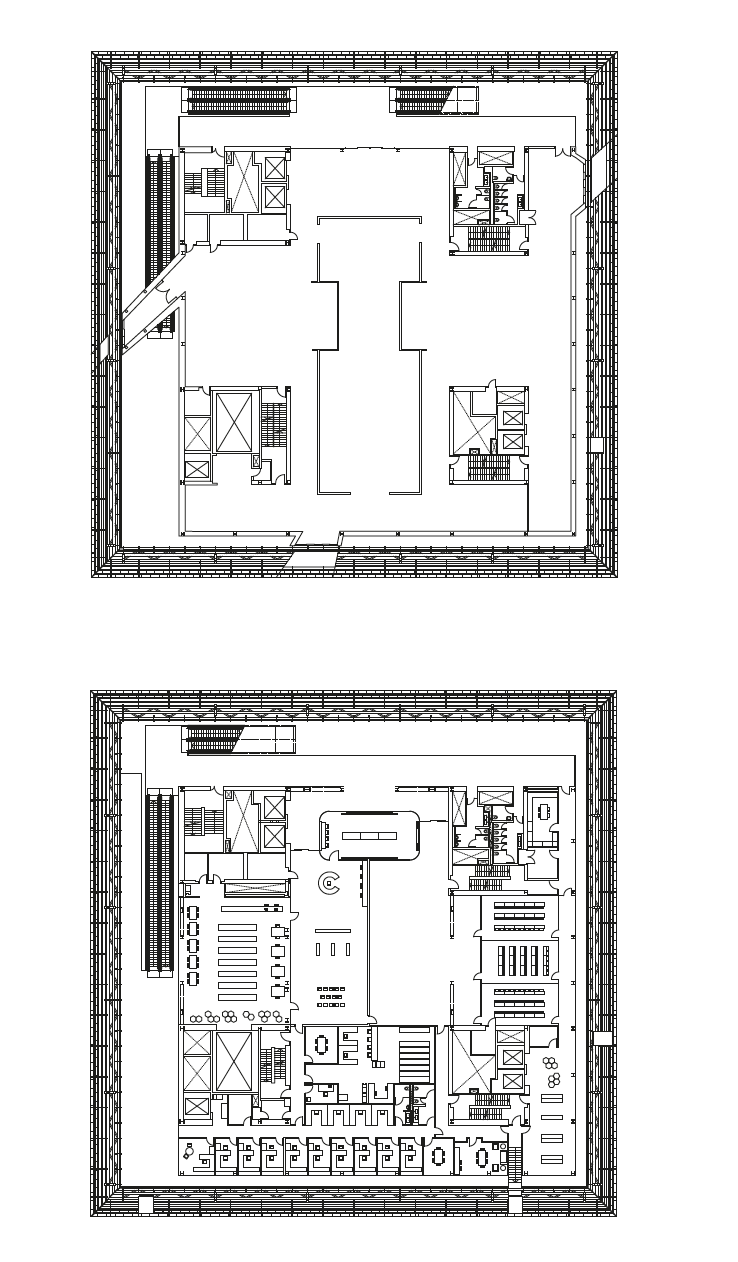 Grundriss 1. und 2. OG