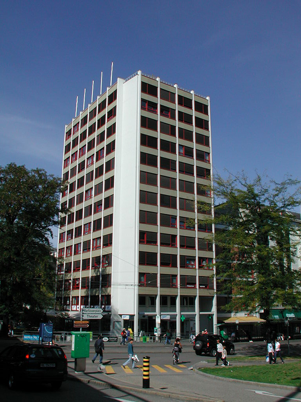 Fassade vom Bestand.