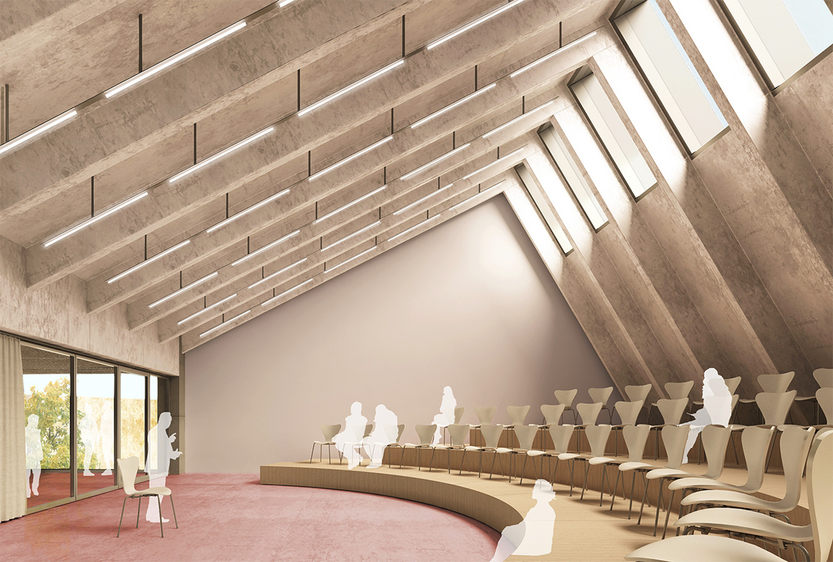 4. Rang «Startup», Unterrichtsraum im Dachgeschoss.