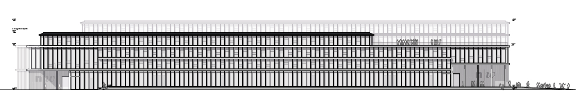 5. Rang «Thinktank», Südfassade.