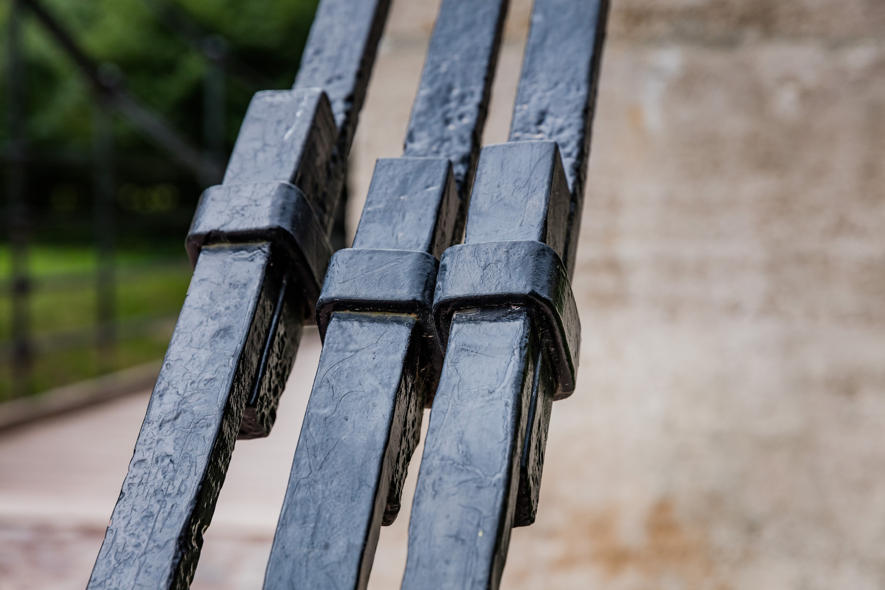 Detailaufnahme der Tragketten