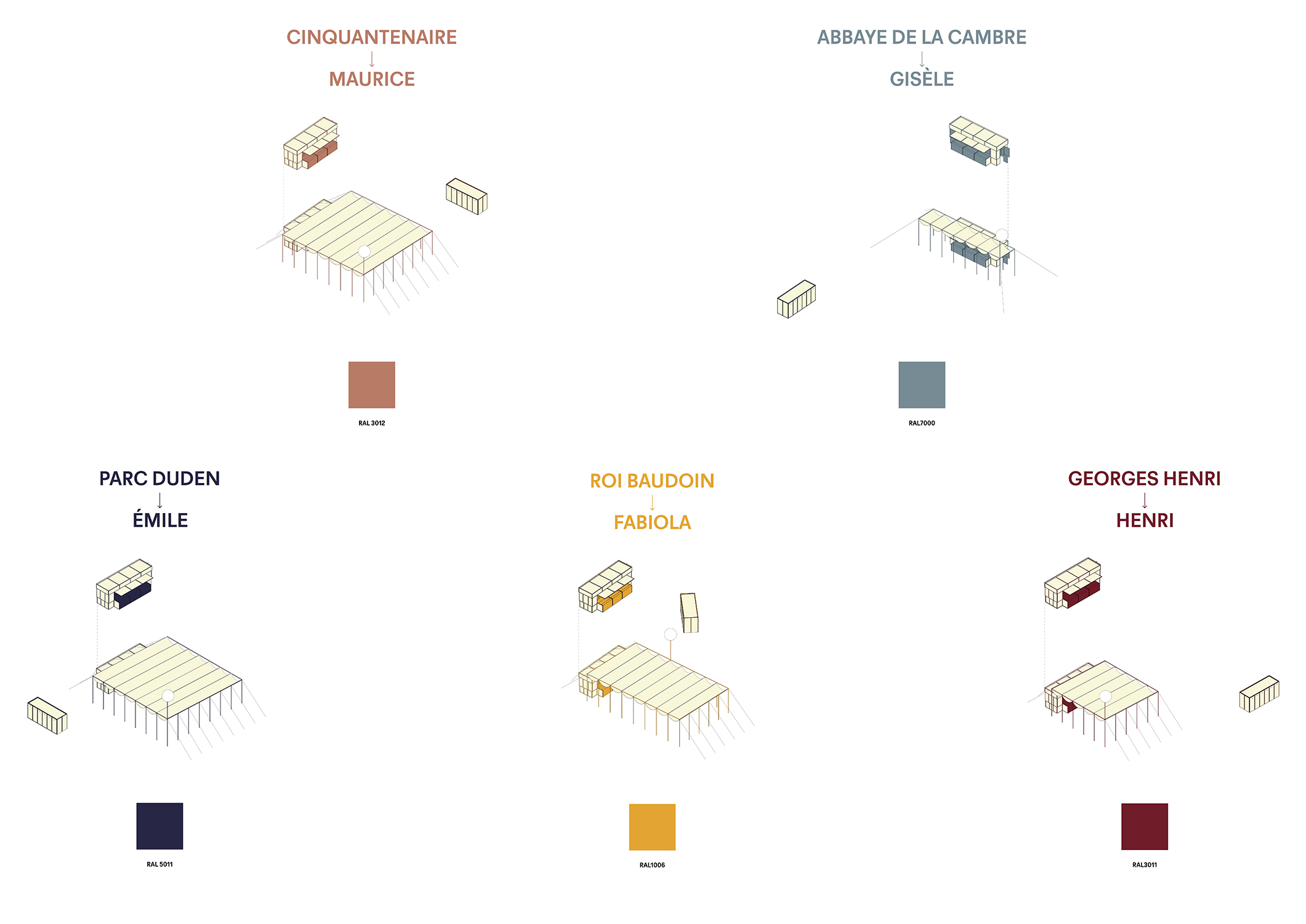 PIOVENEFABI, Garden Pavilion, Bruxelles.