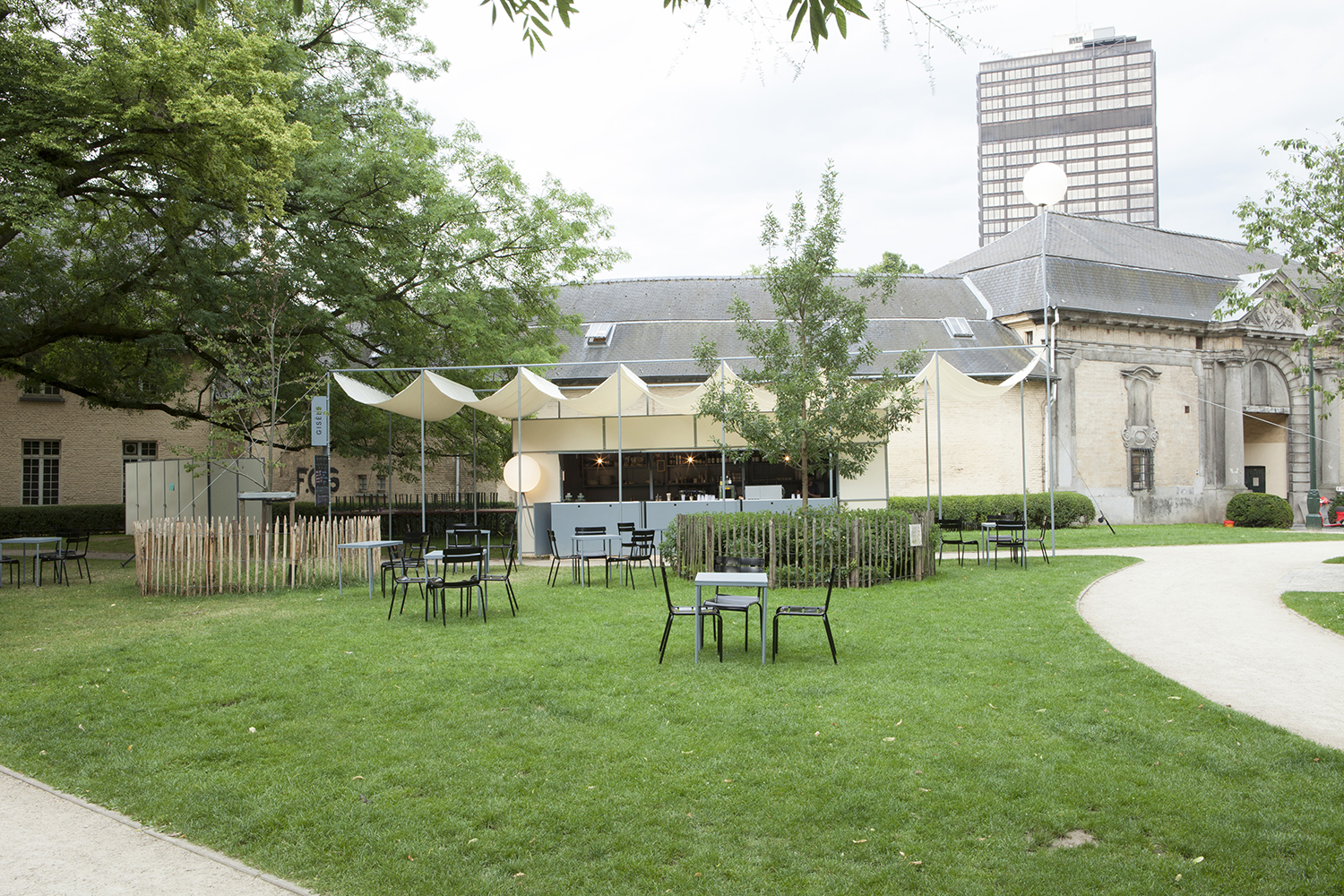 PIOVENEFABI, Gardens Pavilion, Bruxelles.