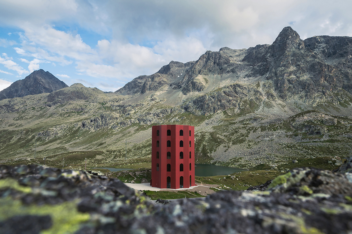 Das Juliertheater - Ein Theaterturm auf 2300 m ü.M., Julierpass (E-Voting: Projekt 11)