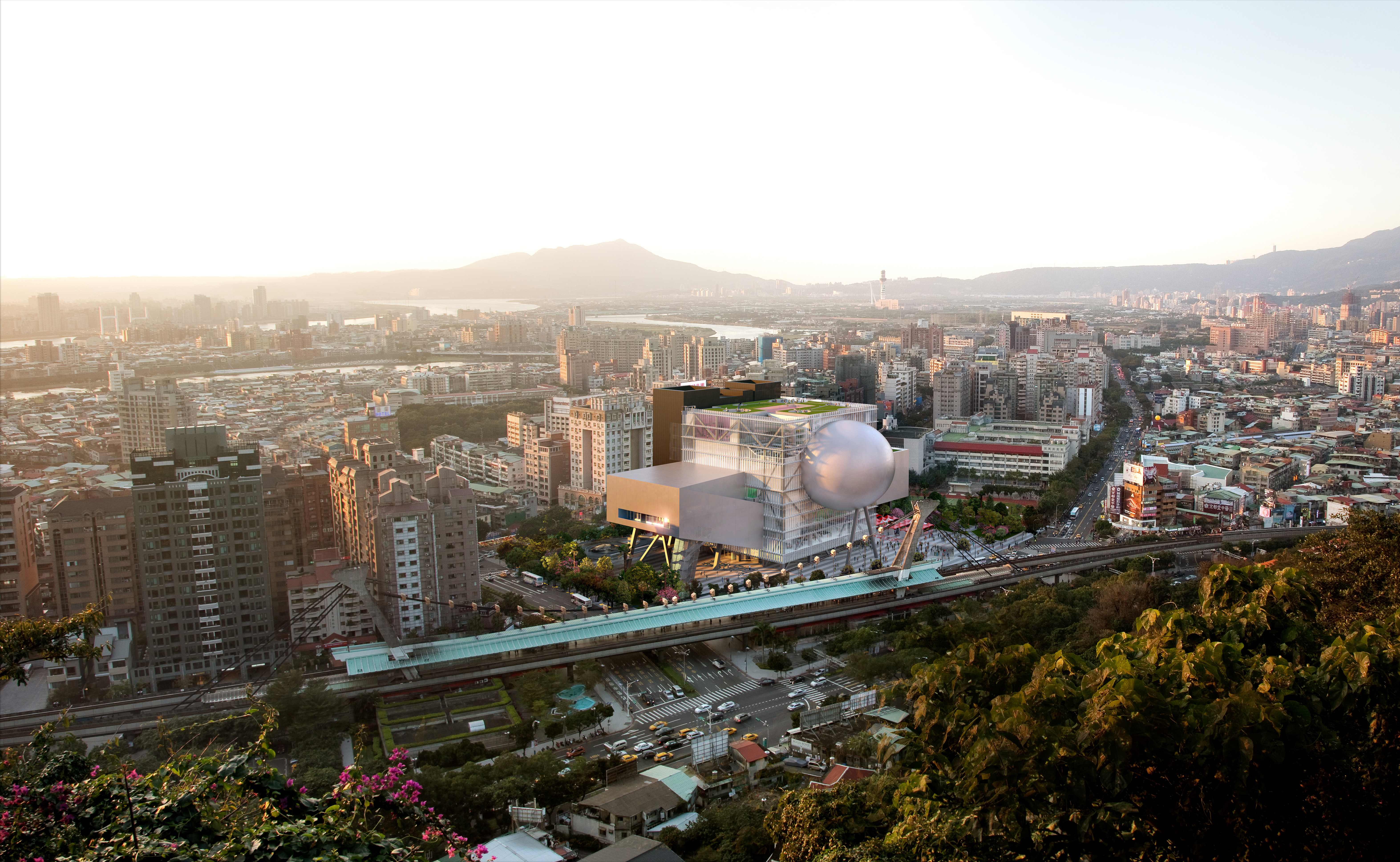Vue extérieure du bâtiment