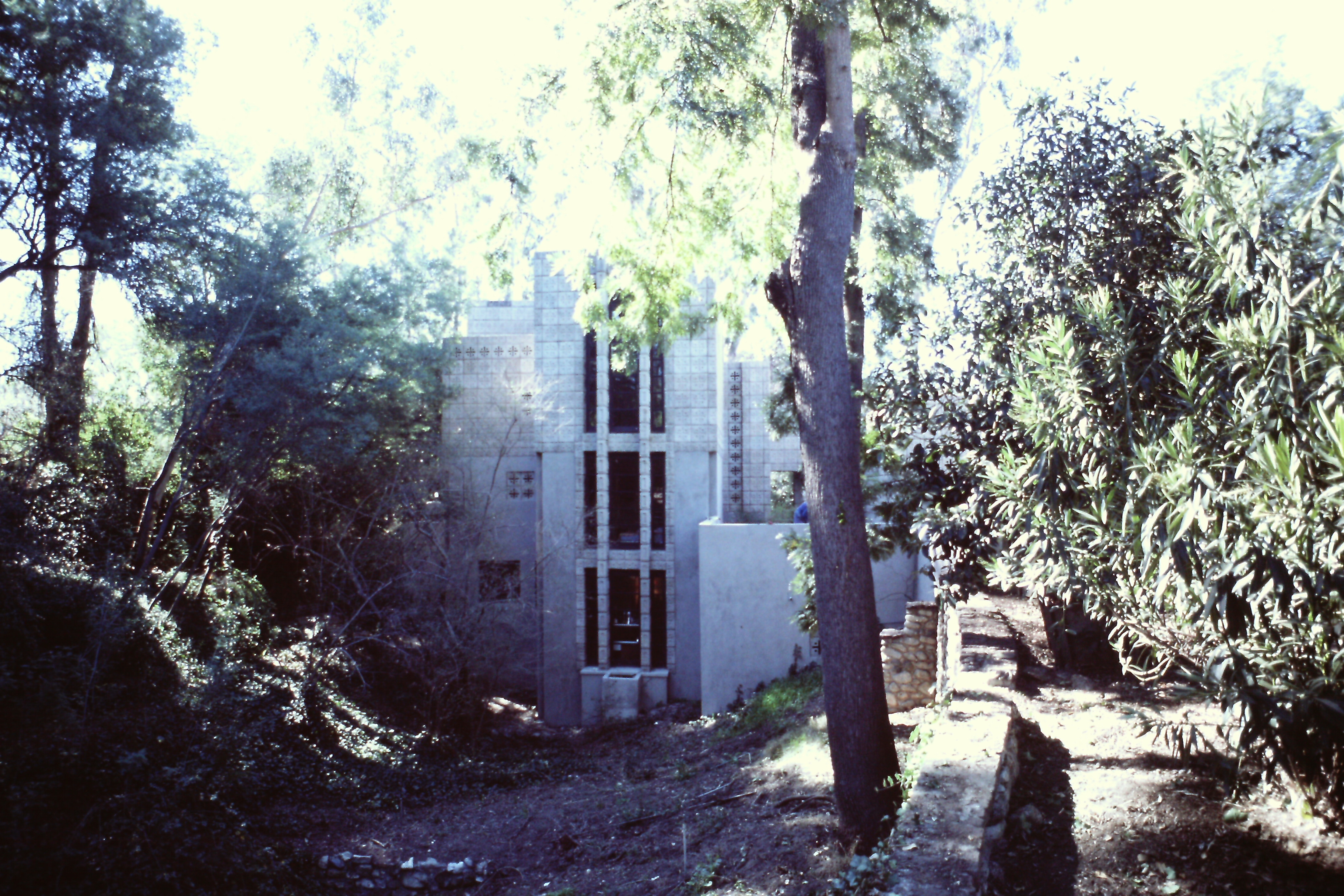 Millard House, Pasadena, Frank Lloyd Wright, 1923 Diapositive André Corboz