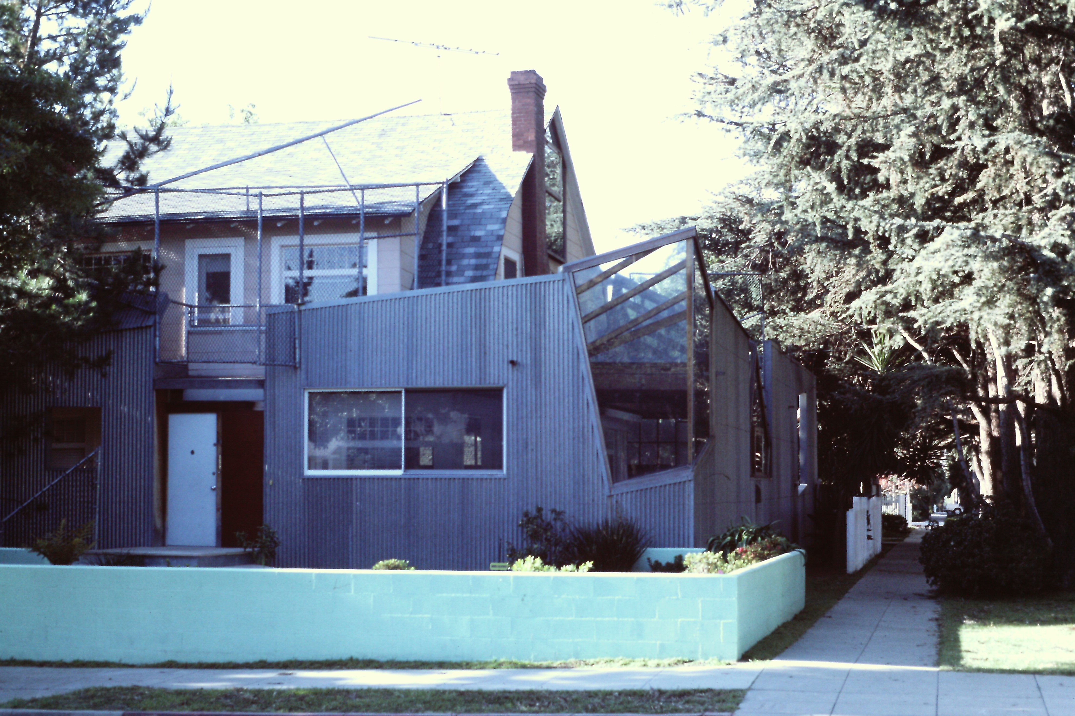 Gehry House, Santa Monica, Frank Gehry, 1978 Diapositive André Corboz