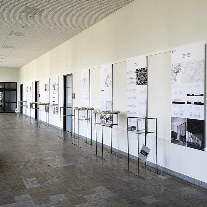 Veduta dell’esposizione presso il Conservatorio.