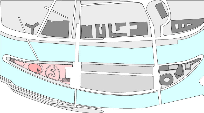 La Seine Musicale di Parigi. Piano di situazione