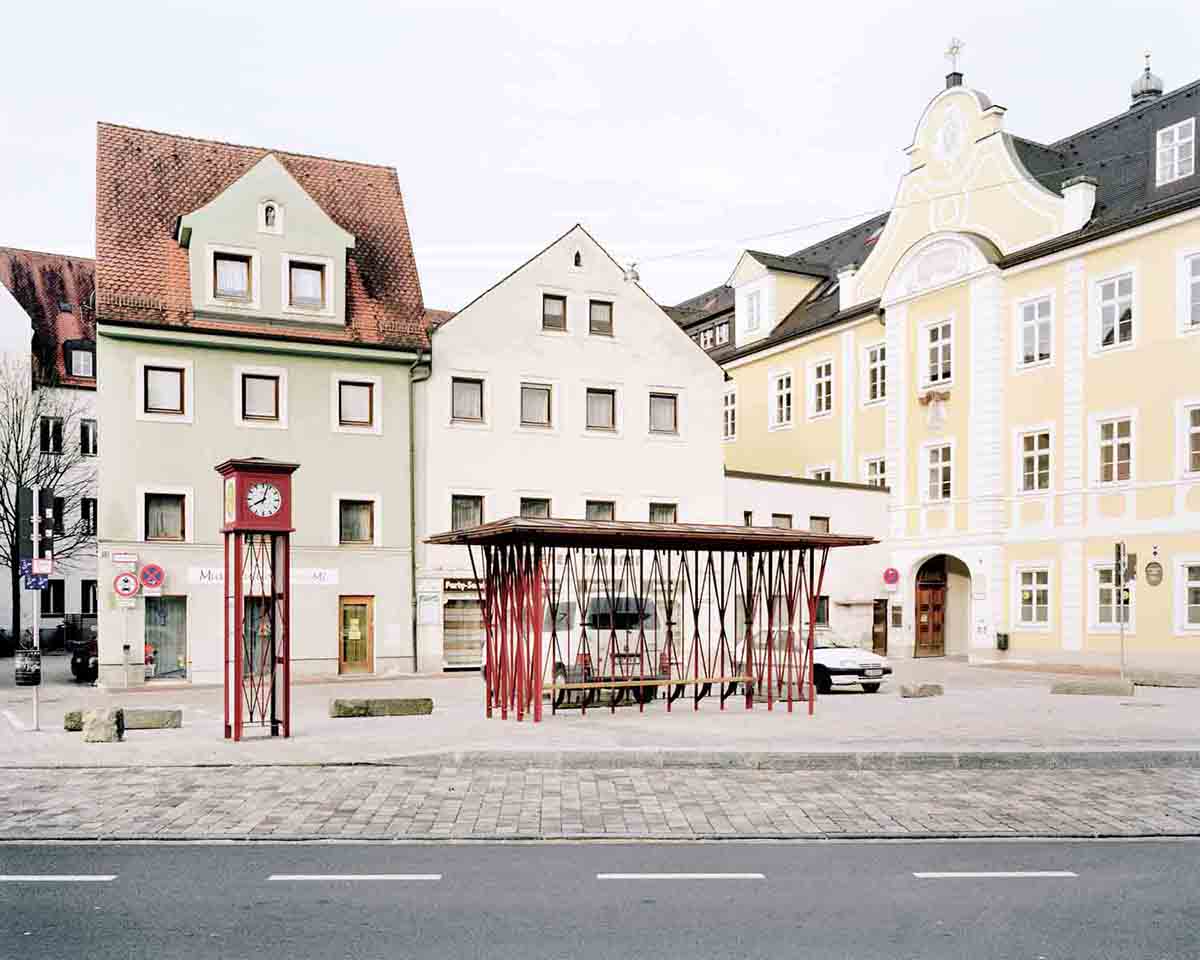 Auszeichnung: Wartehaus in Landshut von Max Otto Zitzelsberger.