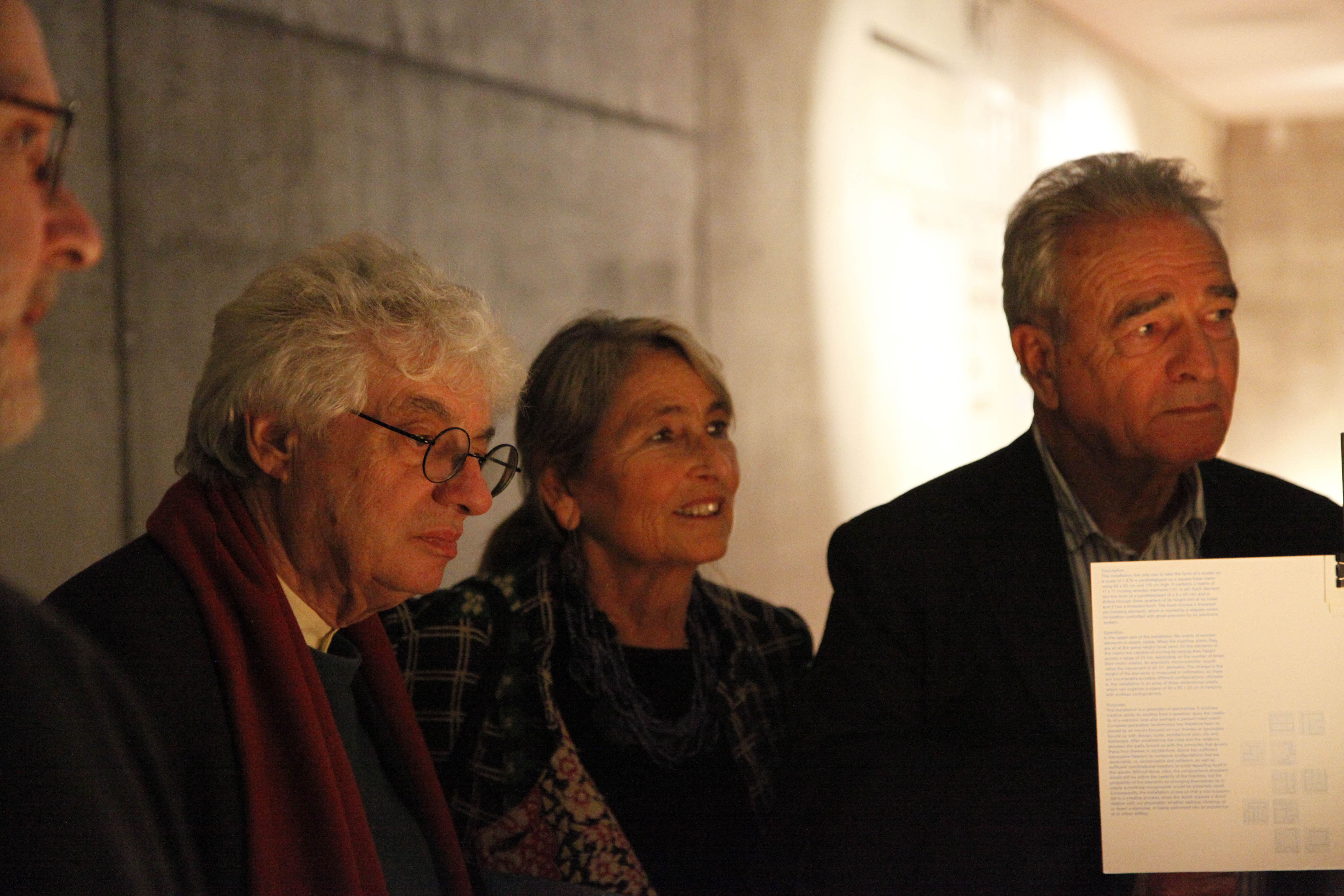 Inaugurazione mostra "Atelier Blumer. Sette architetture automatiche ed altri esercizi"