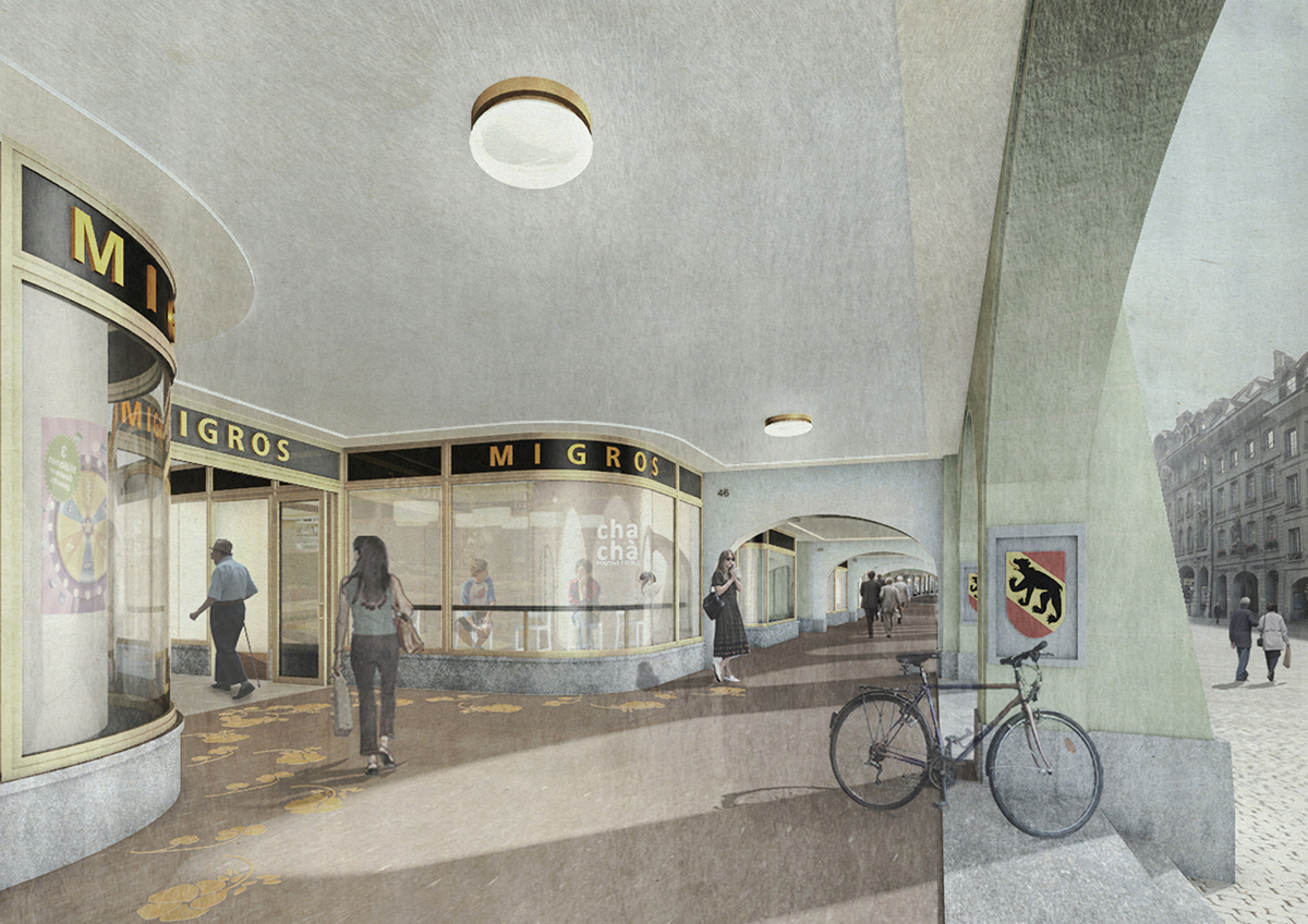 Siegerentwurf von ARGE Fiechter &amp; Salzmann Architekten / Bellorini Architekten; Laube.