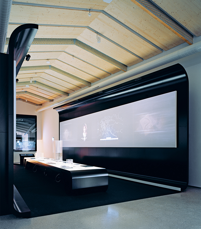 Ausstellungsräume der Nord- und Zentralpavillons.