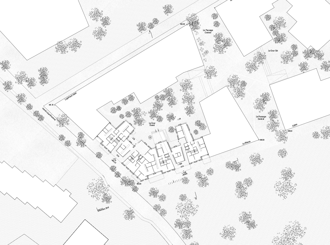 Lot 2 - Plan de situationdu projet PARK VIEW de farra zoumboulakis &amp; associés