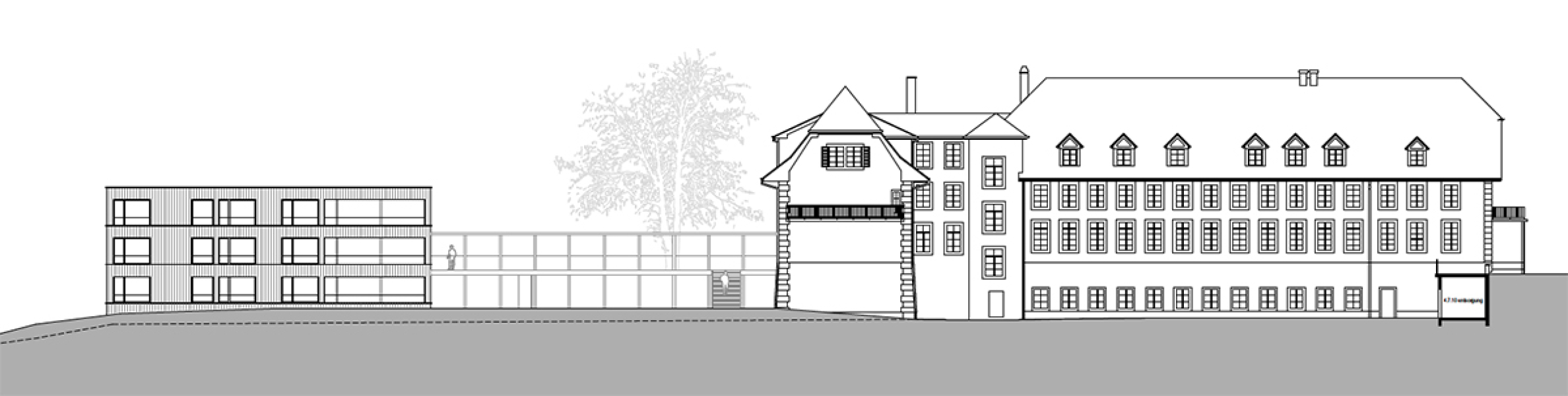 2. Rang «Dimitri», Nordfassade.