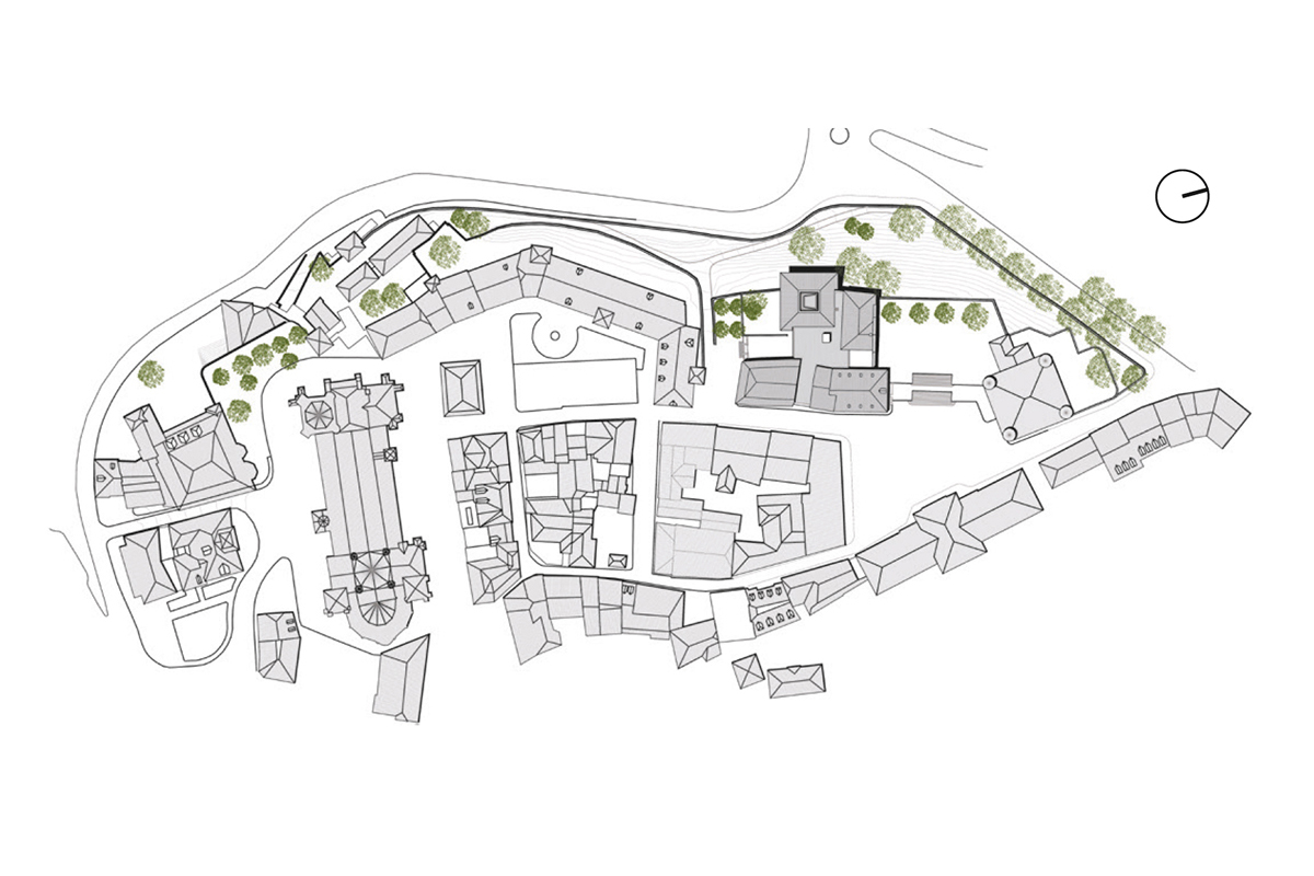 Das Quartier Colline de la Cité bildet das historische Zentrum der Stadt Lausanne.