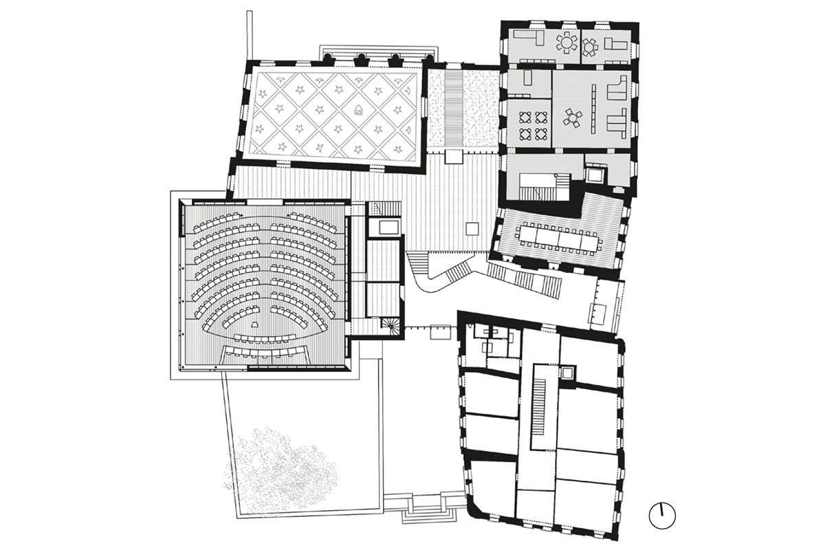 Grundriss Obergeschoss.