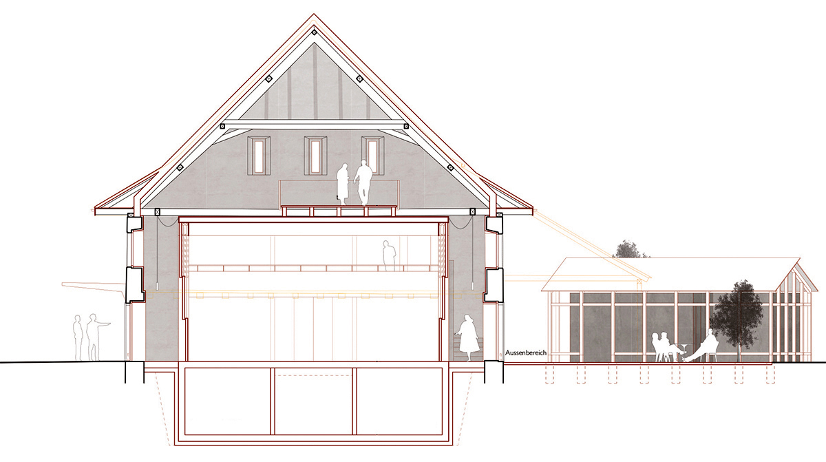«eben_erdig» (Rang 2) löst den zusätzlichen Flächenbedarf mit einer Unterkellerung.