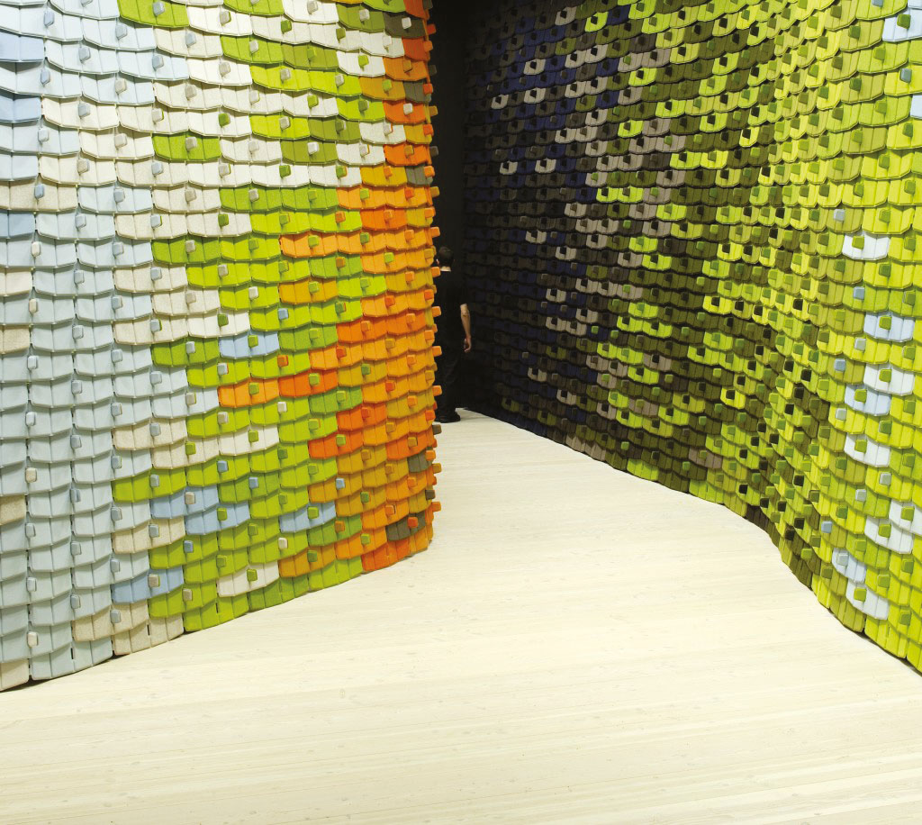 North Tiles, 2006, pour Kvadrat. Centre Pompidou, Paris