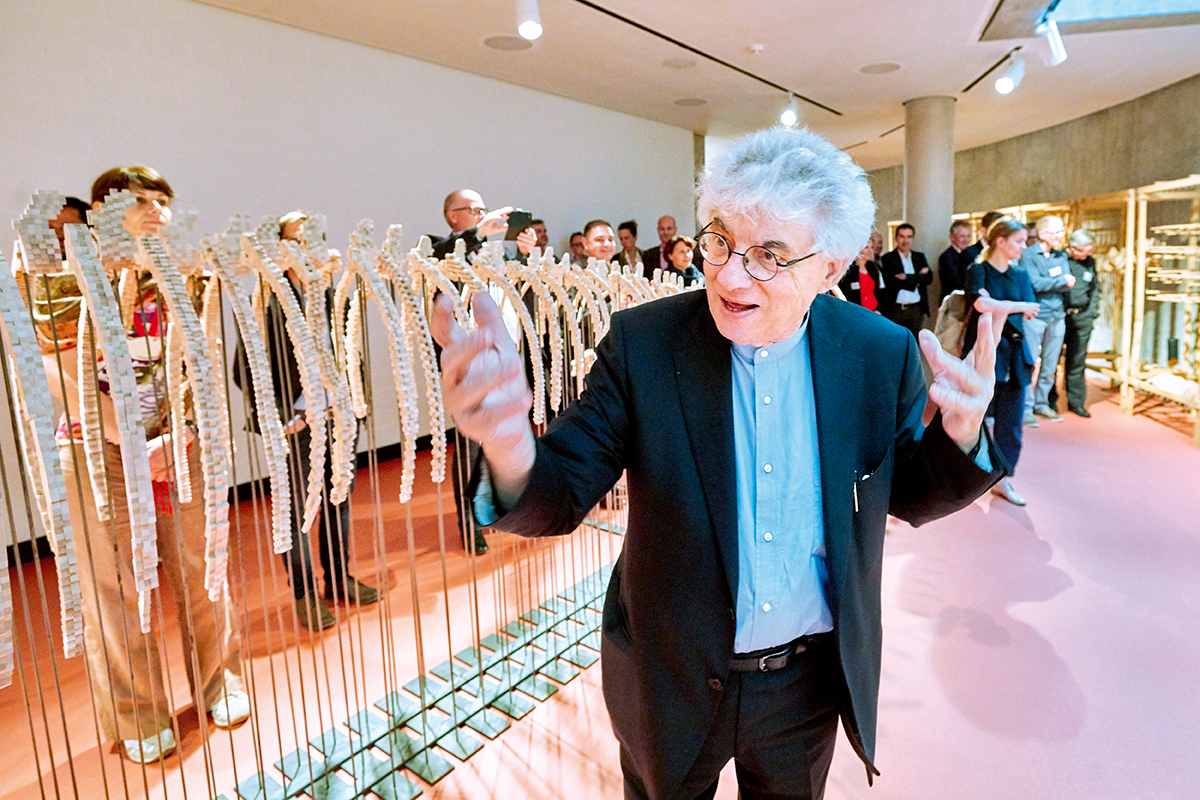 Mario Botta führt durch sein Teatro dell’architettura.