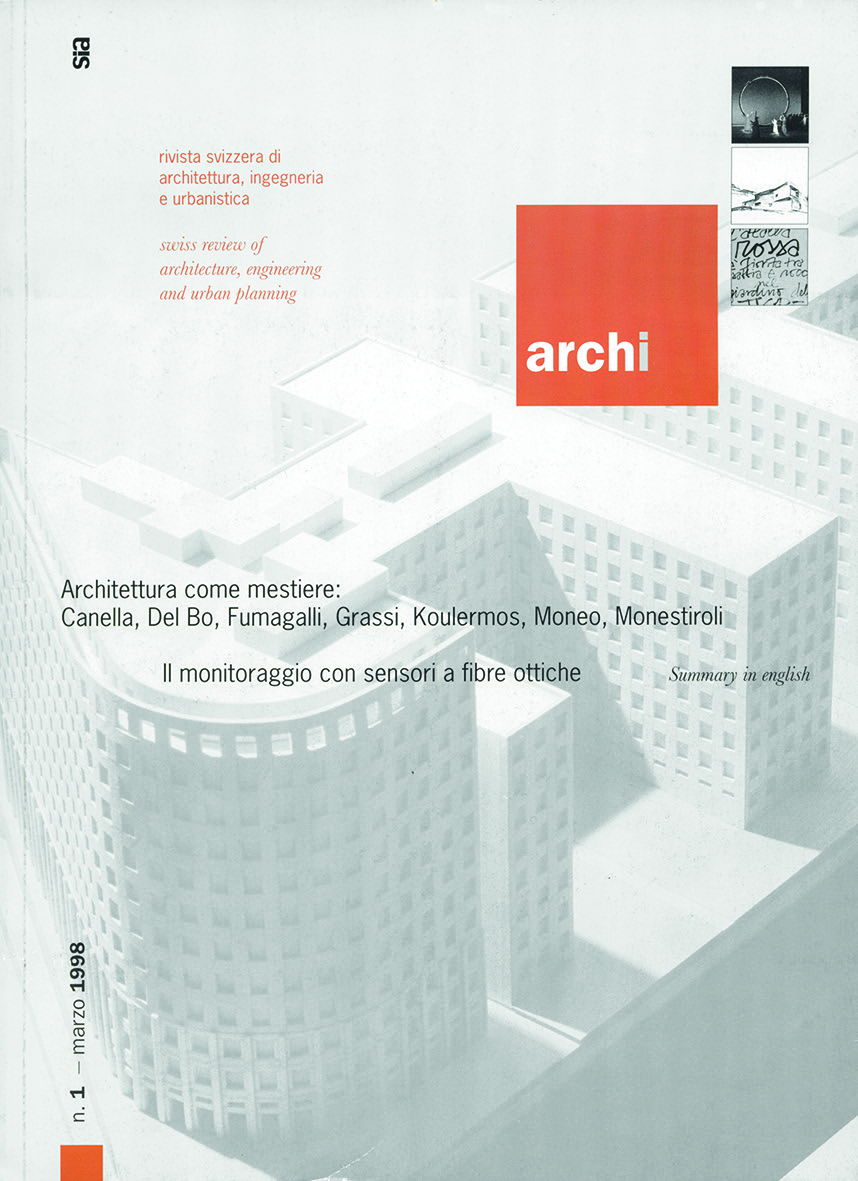 Copertina Archi 1/1998