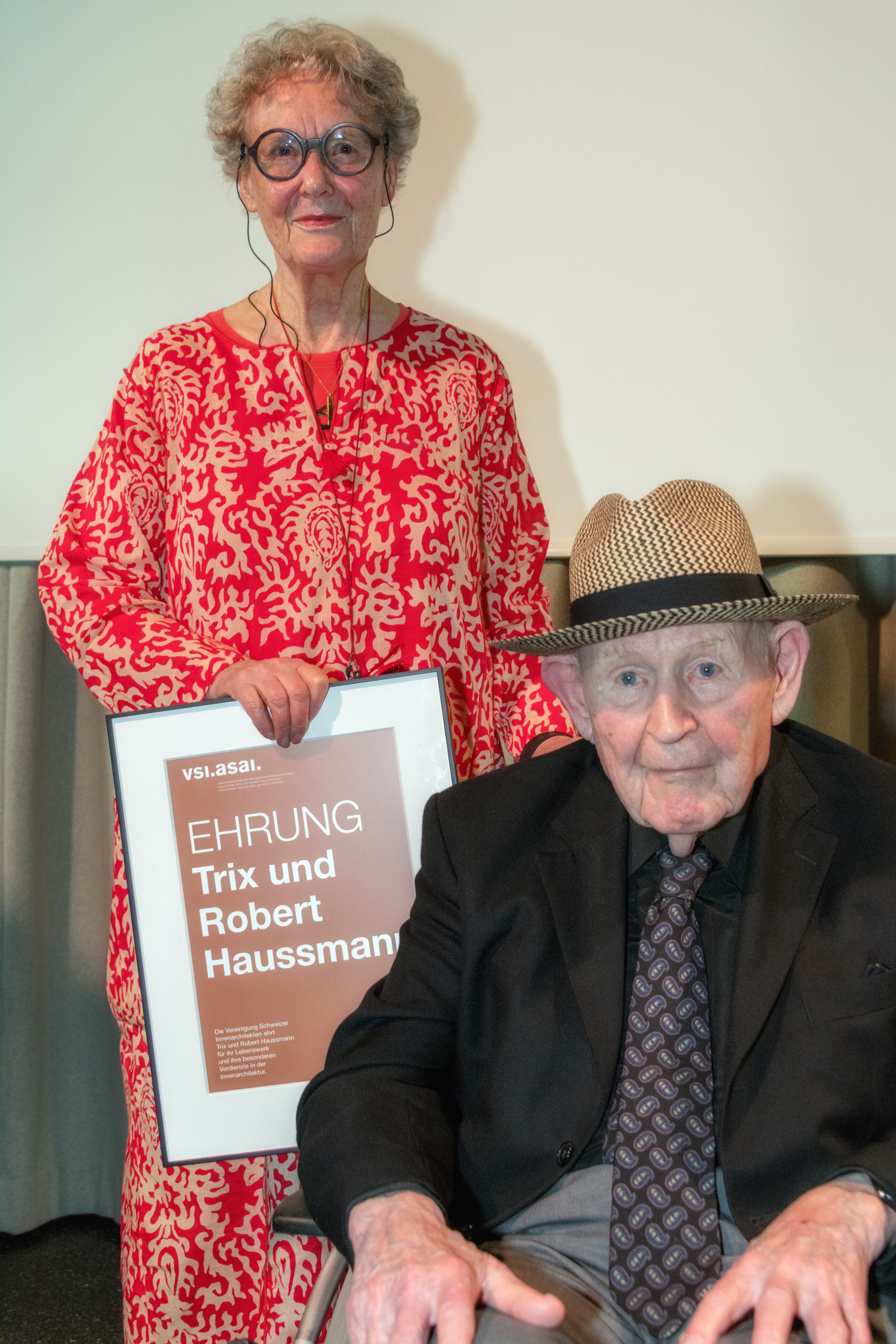 Trix und Robert Haussmann wurden für ihr Lebenswerk geehrt.