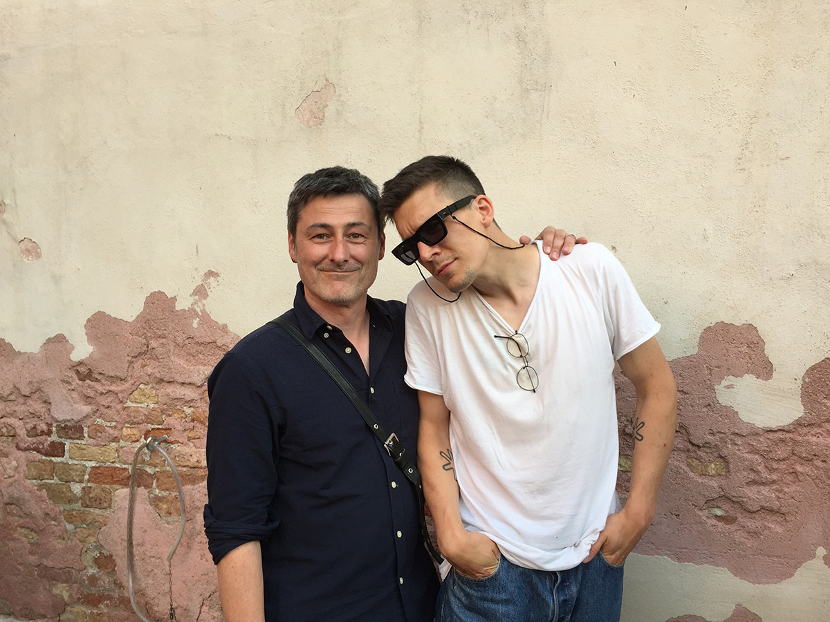 Marko Sauer, Chefredaktor von Modulør, und Sämi Bänziger, Grafiker