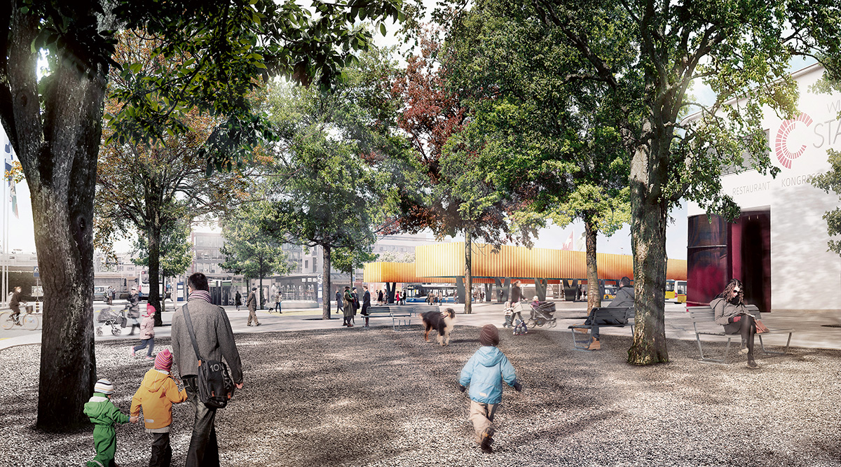 2. Rang, 2. Preis: «Jim &amp; Lukas» von Balliana Schubert Landschaftsarchitekten, Haerle Hubacher Architekten und ewp.