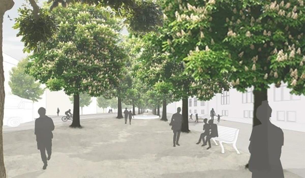 4. Rang, 4. Preis: «unter den kastanien» von Lorenz Eugster Landschaftsarchitektur und Städtebau, Weber Brunner Architekten und mrs Partner.