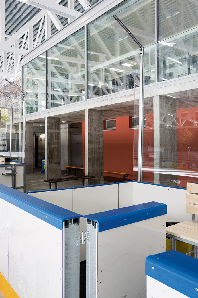 Foto: Copertura pista ghiaccio e nuovi spogliatoi, Faido