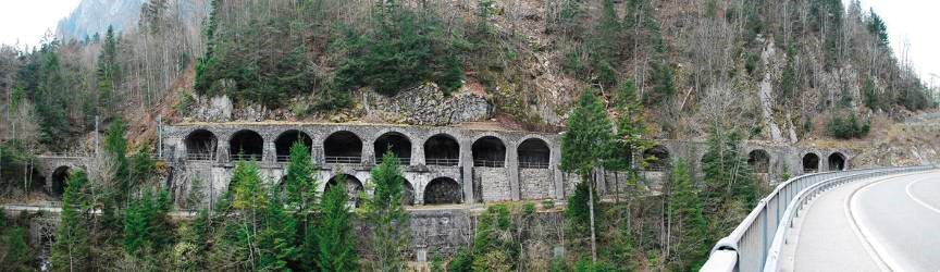 Galerie de la Tine avant travaux ;