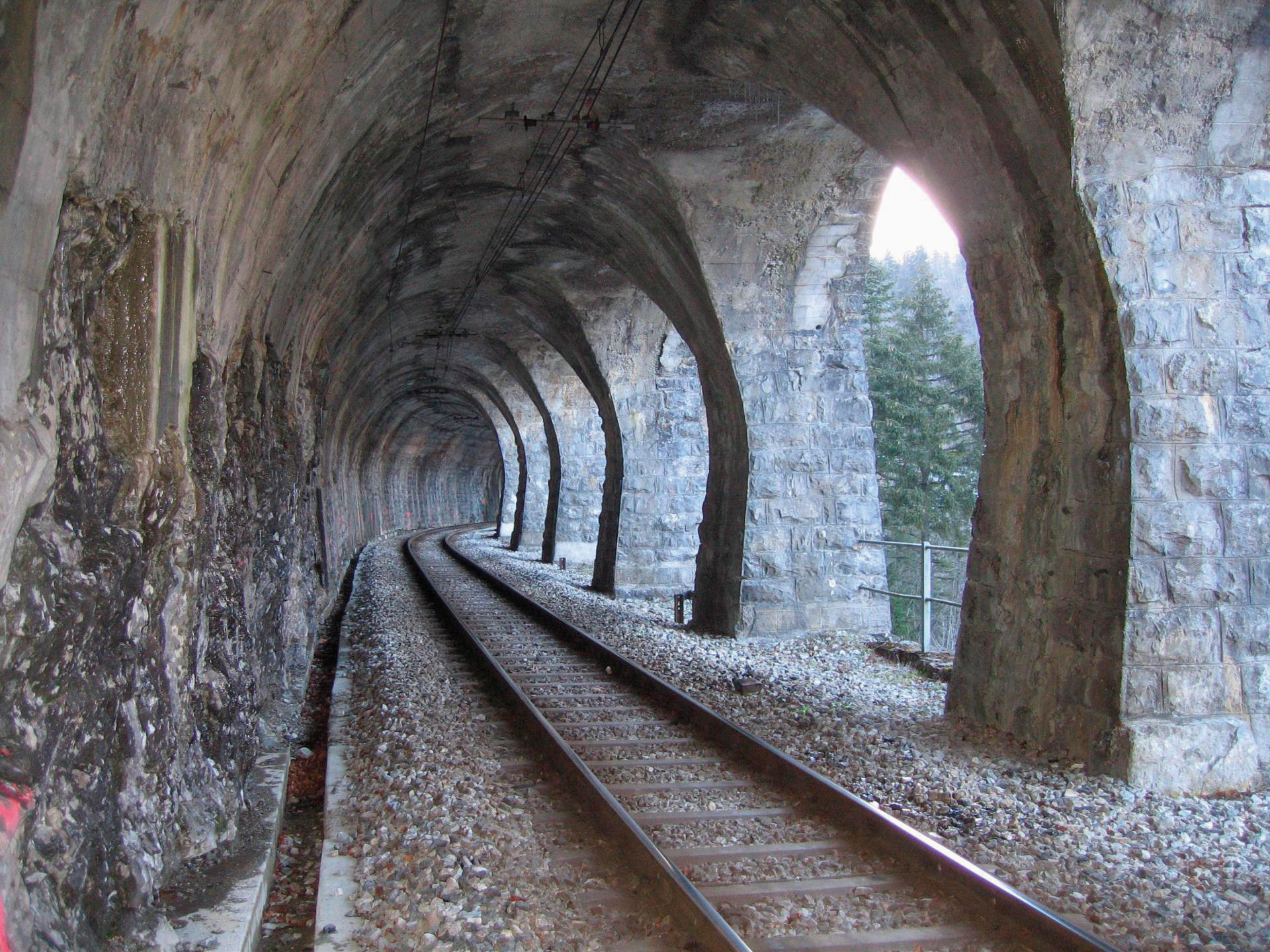 Galerie de la Tine avant travaux