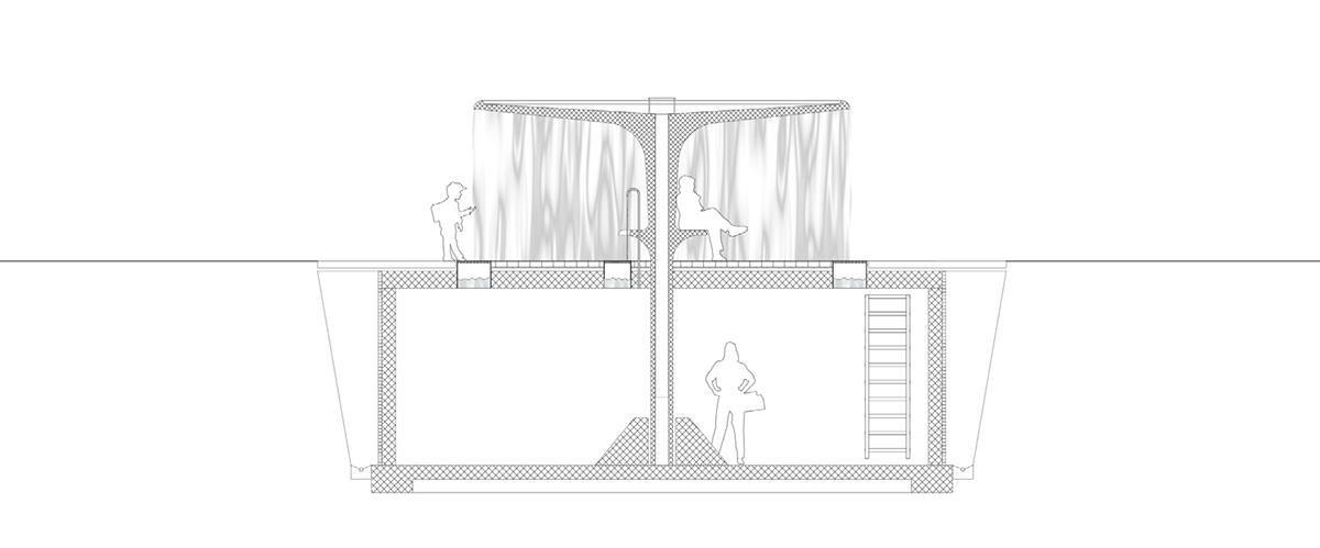 2. Rang «Im Brunnen», Schnitt.