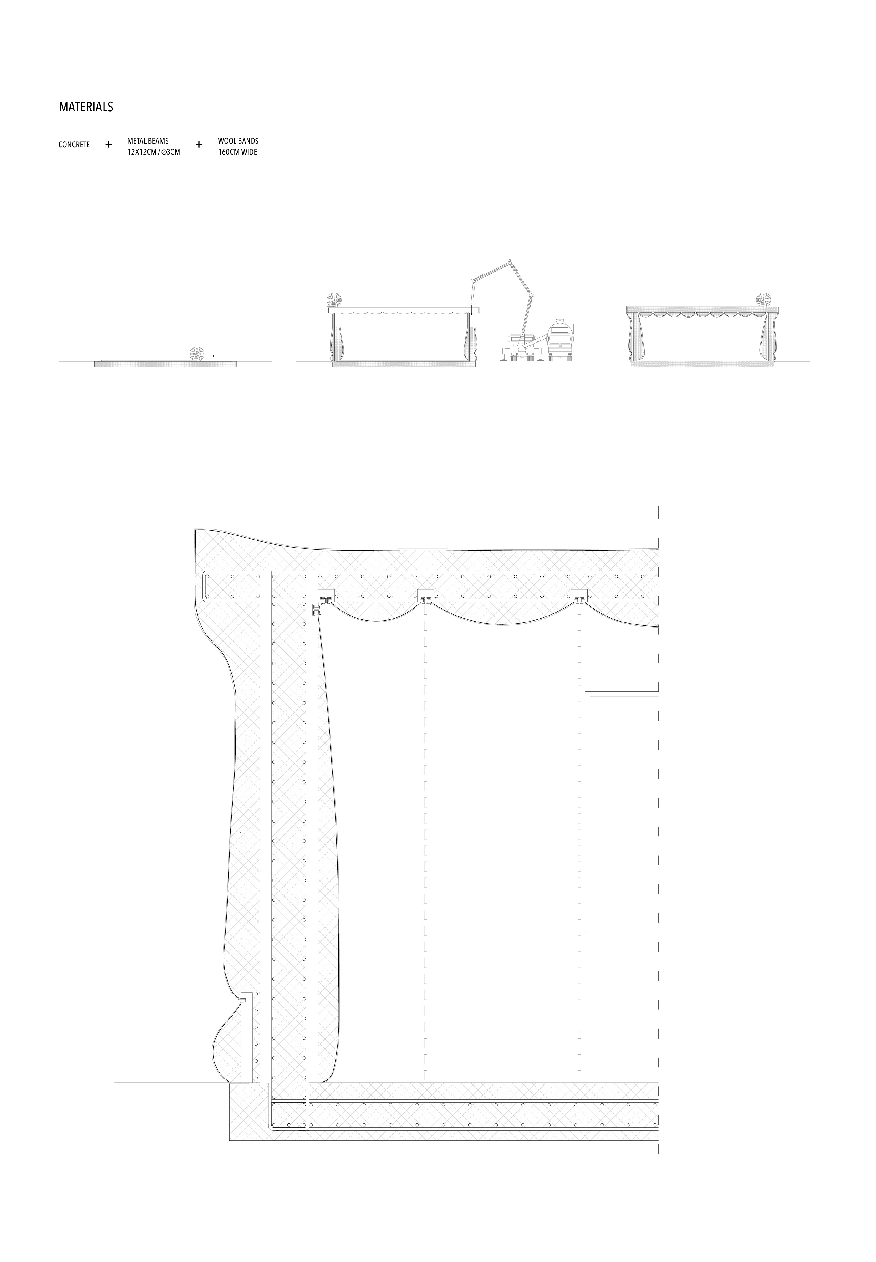 HOTEL INTERCONTINENTAL, spring semester 2017 Agnieszka Gronek A work by Anish Kapoor, CONCRETE SCULPTURES, 2012. Concrete casted in textile formwork.