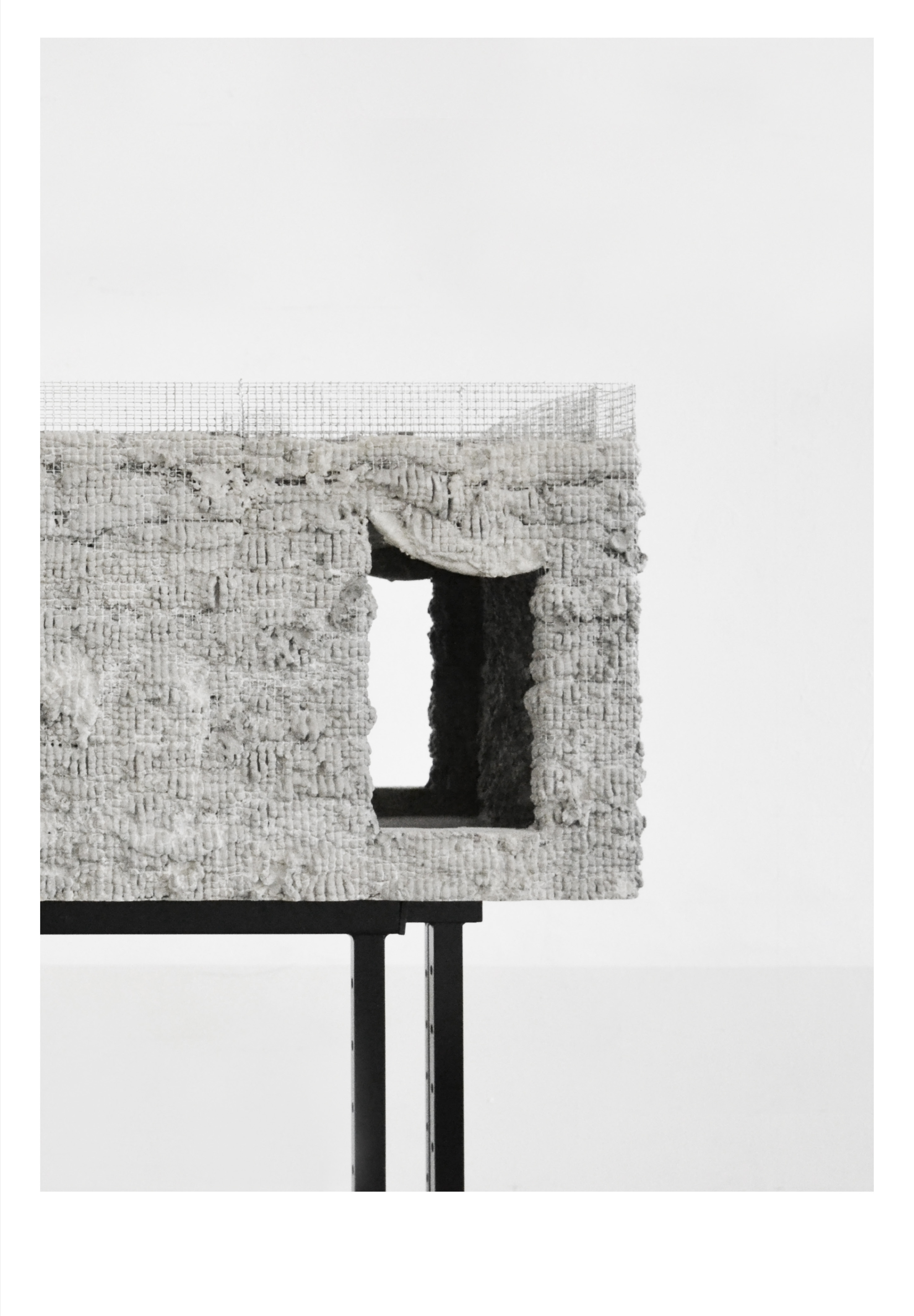 MATERIAL GESTURE - CASTING AND CUTTING, autumn semester 2016 Guillaume Guisan Lost formwork, reinforced concrete