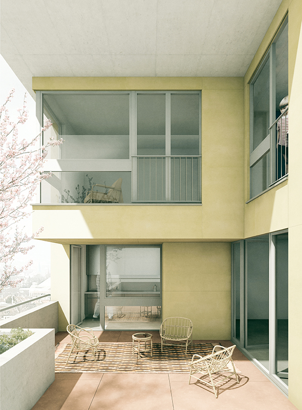 «Charles» mit Gartenzimmern.