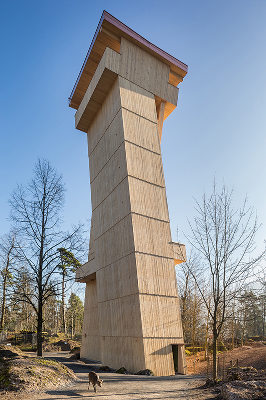 Sonderpreis Schweizer Holz: Turm im Natur- und Tierpark Goldau SZ, 2016 | Gion A. Caminada