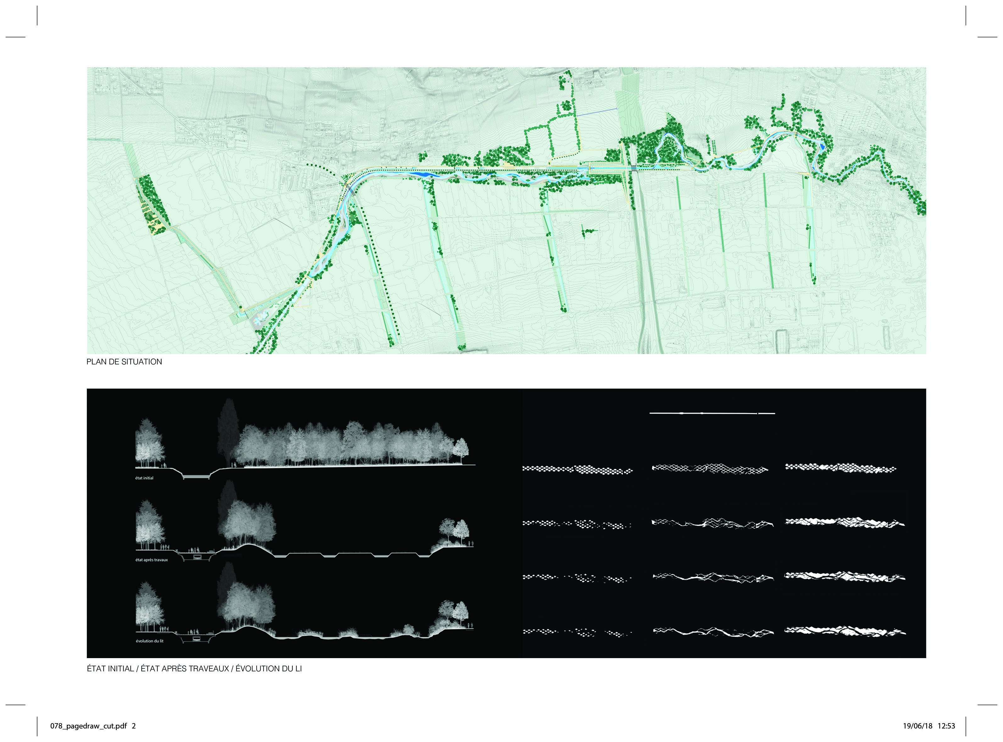 REVITALISATION DE L’AIRE, Bernex, Confignon, Perly-Certoux (Genève). Groupement Superpositions: Georges Descombes, Genève., Atelier Descombes Rampini, Genève