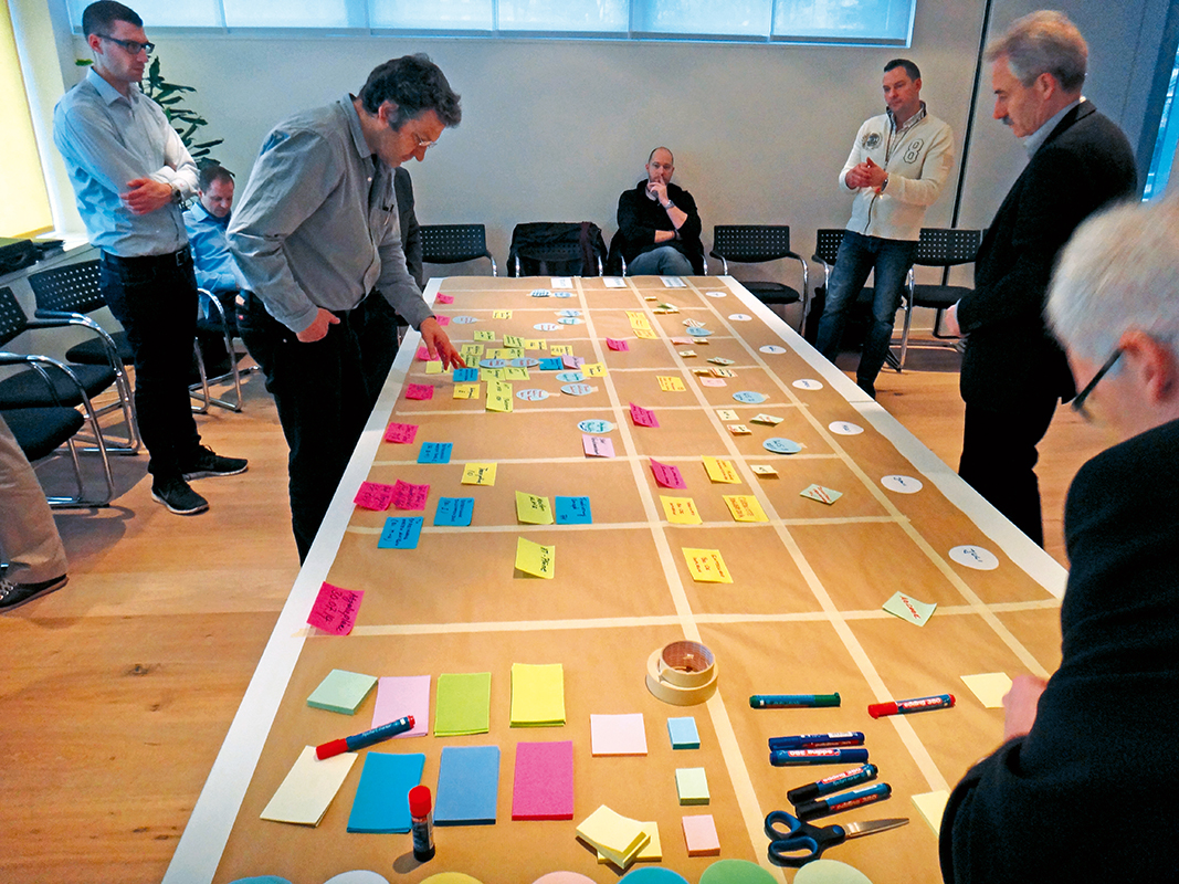 Der BIM-Planungsprozess will gut geplant sein: An einem Workshop mit allen Baubeteiligten wird der Ablauf des BIM-Planungsprozesses gemeinsam festgelegt.