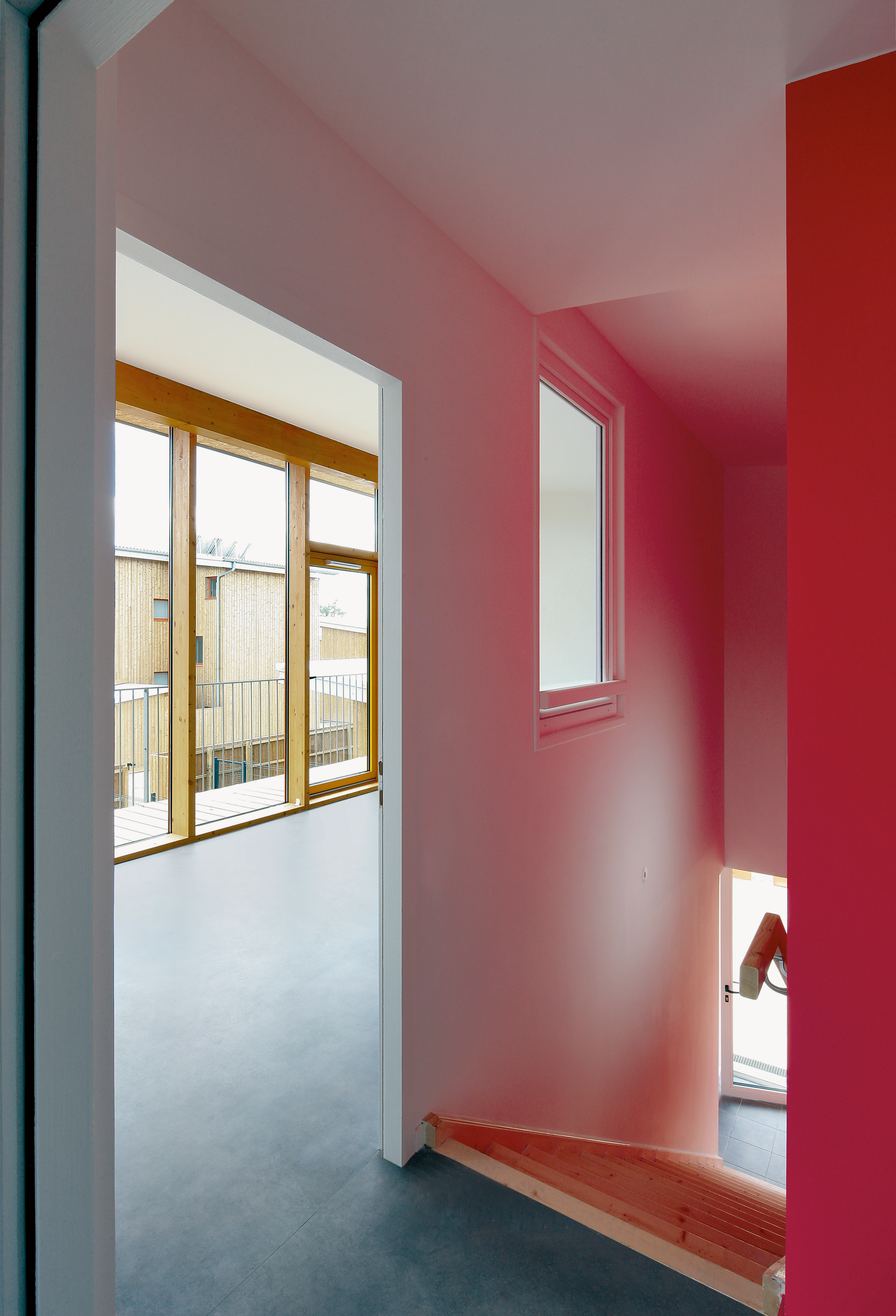 En continuité avec le tissu urbain situé au nord, la majorité des maisons ont un ou deux niveaux.