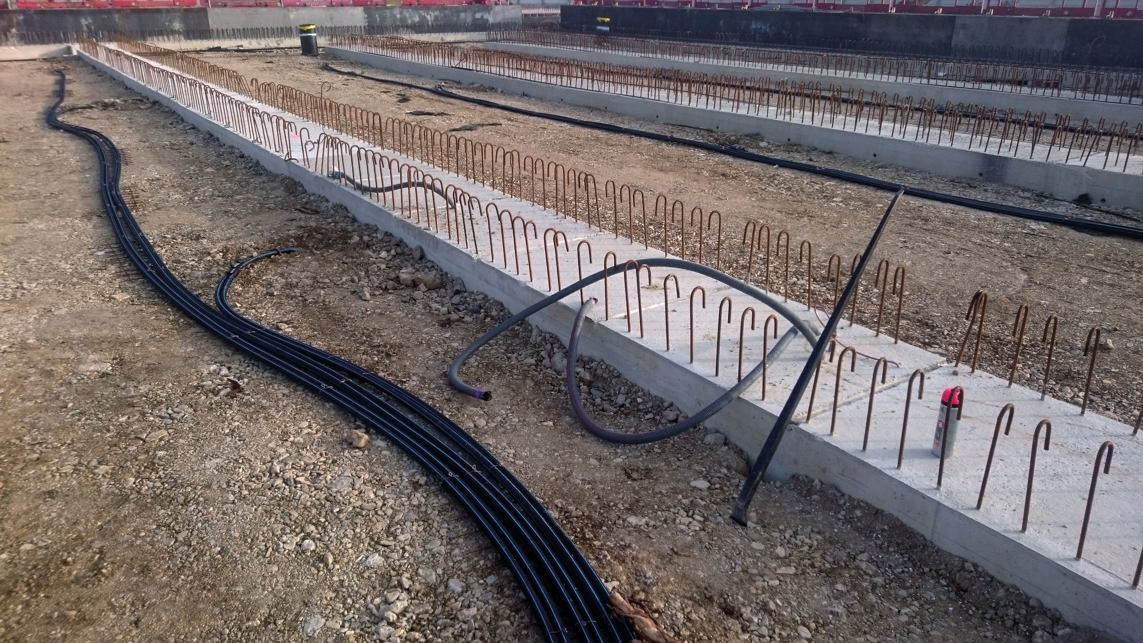 Réseau de tubes énergétiques